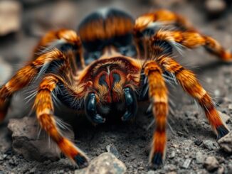 Orangebein-Vogelspinne